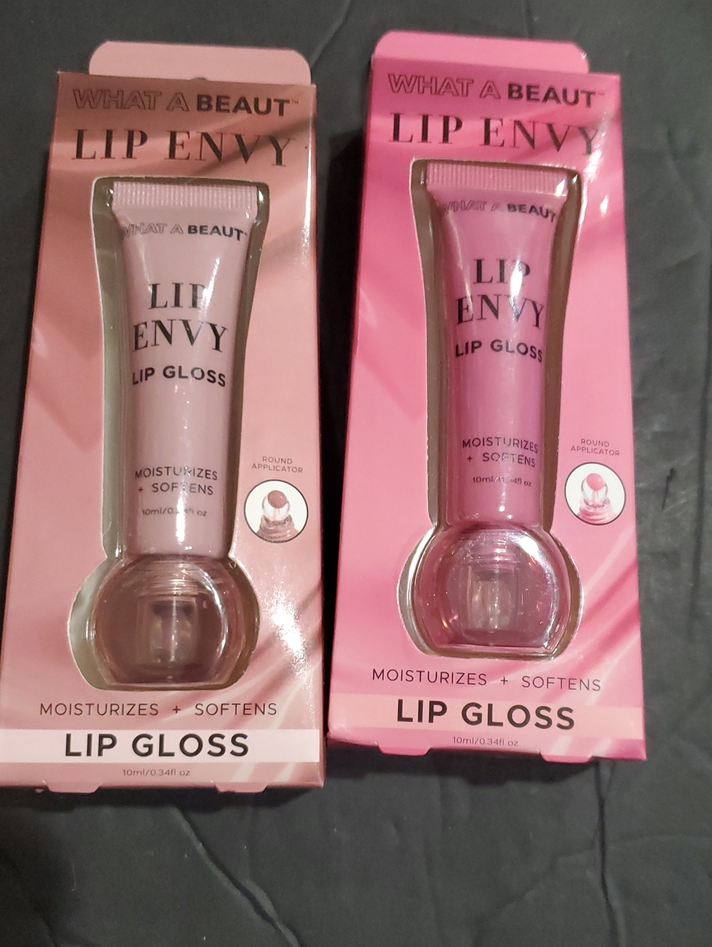 2pack lip envy moisturizing and softening lip gloss brand new